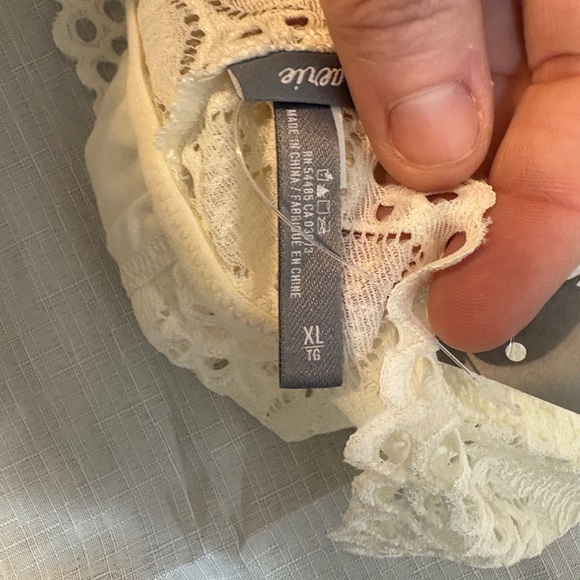 Aerie Cream Lace Bralette - Picture 5 of 8